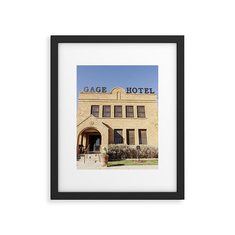 Gage Hotel I x Marathon Texas Photography Framed Art Print Gallery Image 5