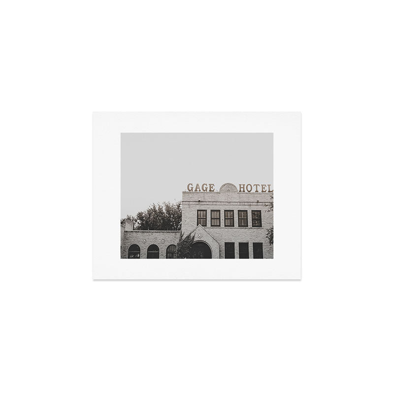 Gage Hotel Marathon Texas Photography Art Print Gallery Image 1