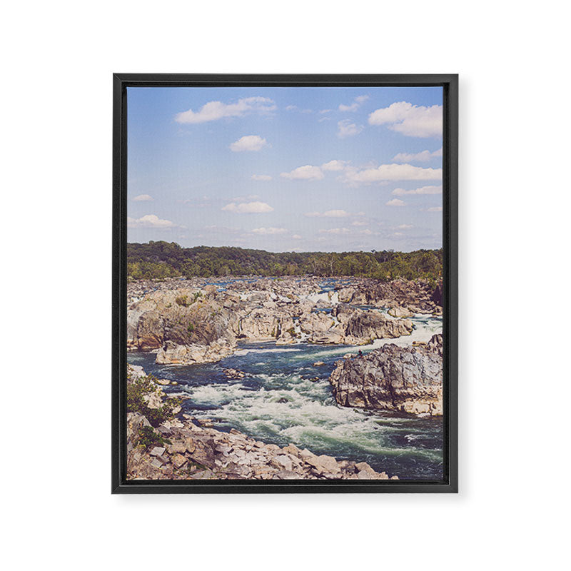 Great Falls Potomac River II Framed Canvas Print Gallery Image 6