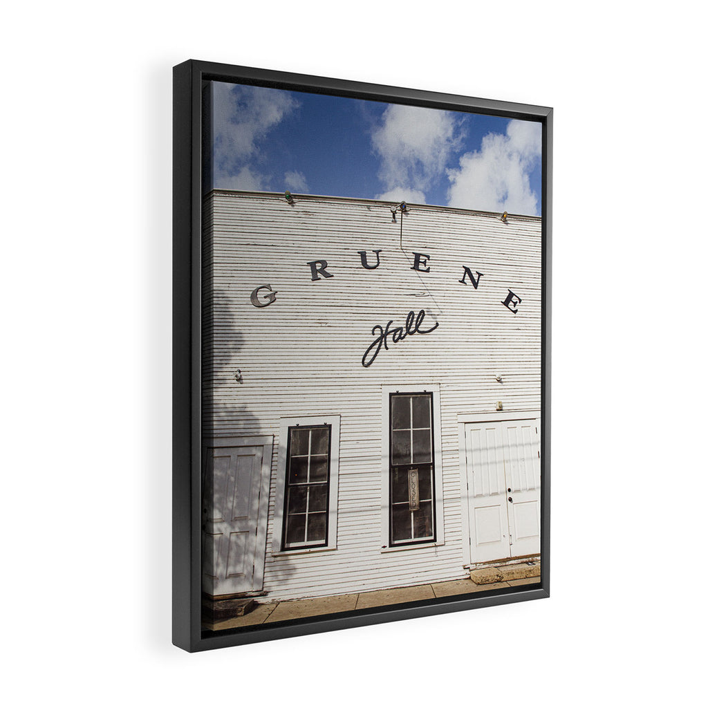 Gruene Hall Texas Photography Framed Canvas Print Gallery Image 2