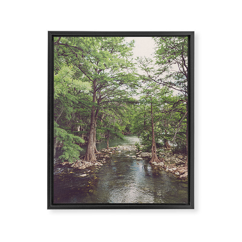Guadalupe River New Braunfels Texas Photography Framed Canvas Print Gallery Image 6