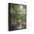Guadalupe River New Braunfels Texas Photography Framed Canvas Print Gallery Image 2