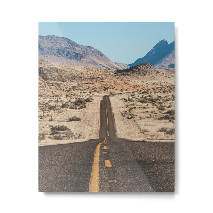 High Desert Highway Metal Print Gallery Image 1