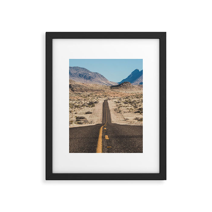 High Desert Highway Framed Art Print Gallery Image 1