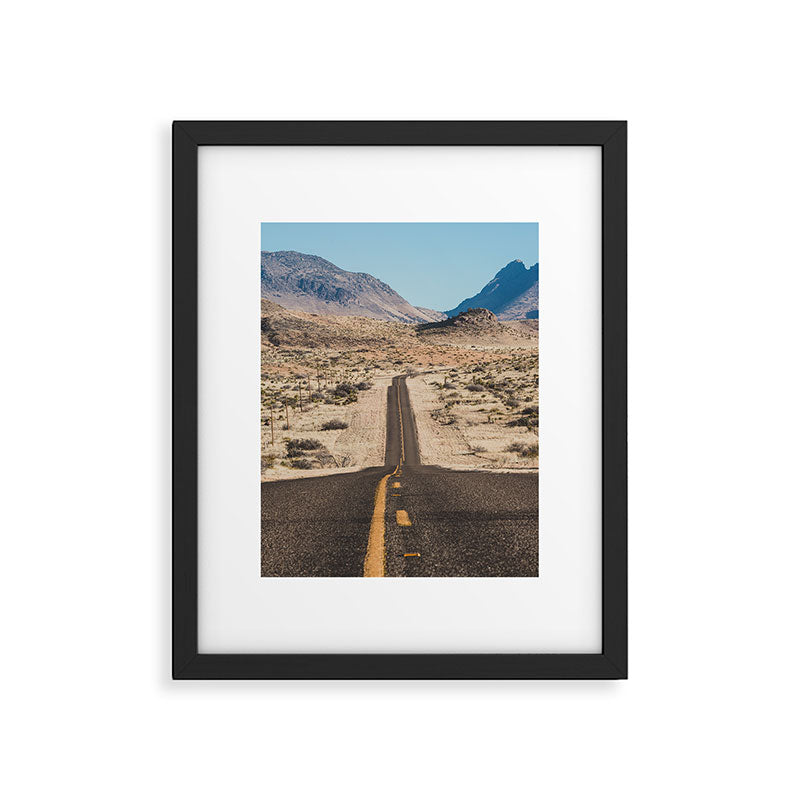 High Desert Highway Framed Art Print Gallery Image 4