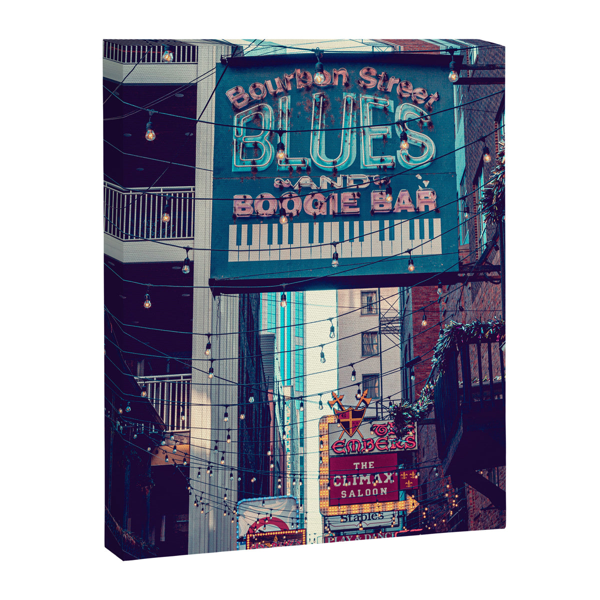 Historic Printer's Alley Nashville Tennessee Canvas Print Gallery Image 6