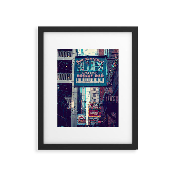 Historic Printer's Alley Nashville Tennessee Framed Art Print Gallery Image 1