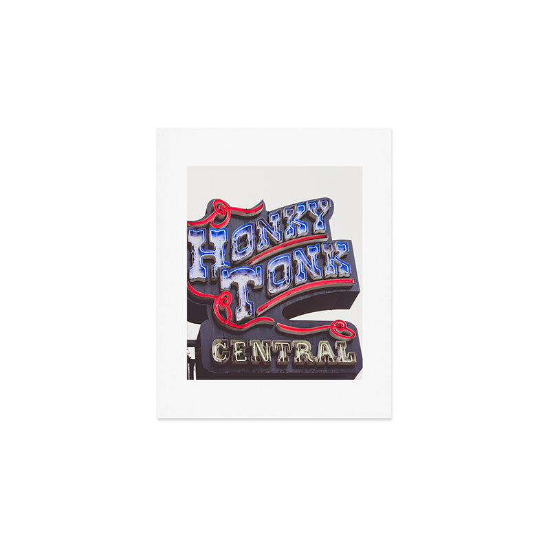 Honkytonk Central - Nashville Art Print Gallery Image 1
