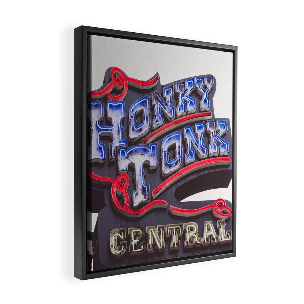 Honkytonk Central - Nashville Framed Canvas Print Gallery Image 2
