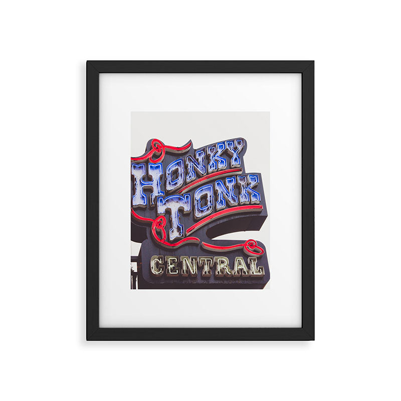 Honkytonk Central - Nashville Framed Art Print Gallery Image 5