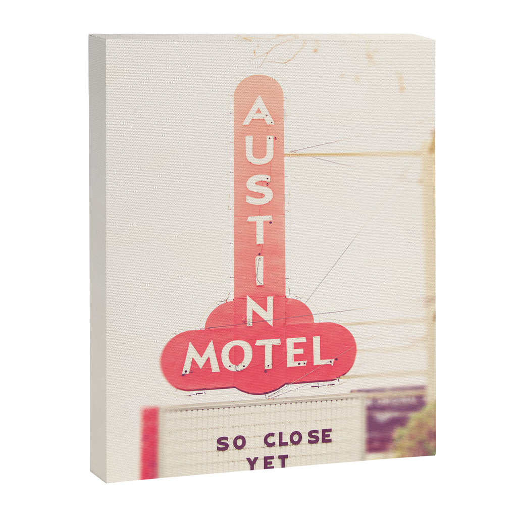 Iconic Austin Motel x Austin Texas Canvas Print Gallery Image 6