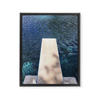 Large Pool Wall Art x Balmorhea State Park Print x West Texas Photography Framed Canvas Print Gallery Image 6