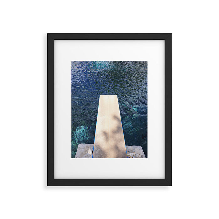 Large Pool Wall Art x Balmorhea State Park Print x West Texas Photography Framed Art Print Gallery Image 1