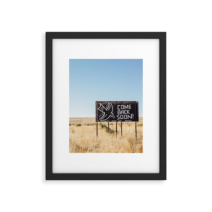 Leaving Marfa Framed Art Print Gallery Image 1