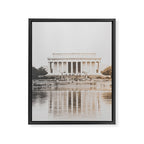 Lincoln Memorial at Dusk Framed Canvas Print Gallery Image 6