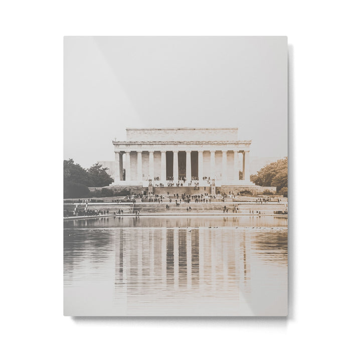 Lincoln Memorial at Dusk Metal Print Gallery Image 1