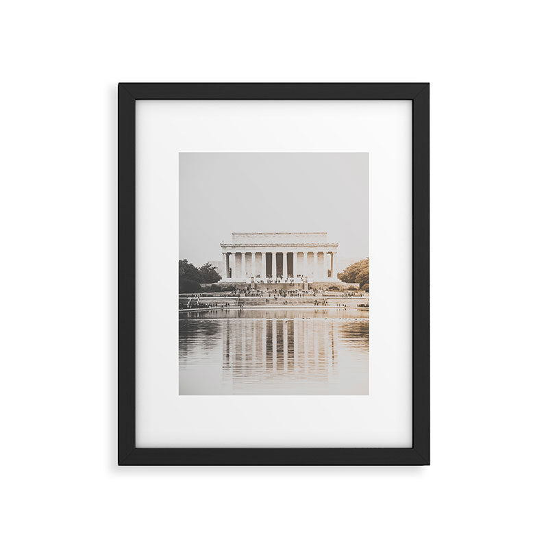 Lincoln Memorial at Dusk Framed Art Print Gallery Image 5