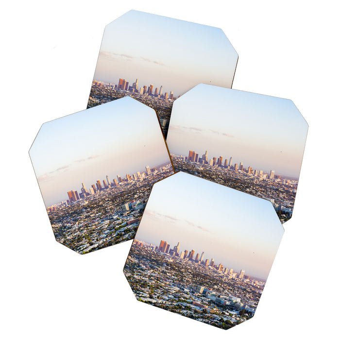 Los Angeles Skyline Coaster Gallery Image 1