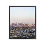 Los Angeles Skyline Framed Canvas Print Gallery Image 6