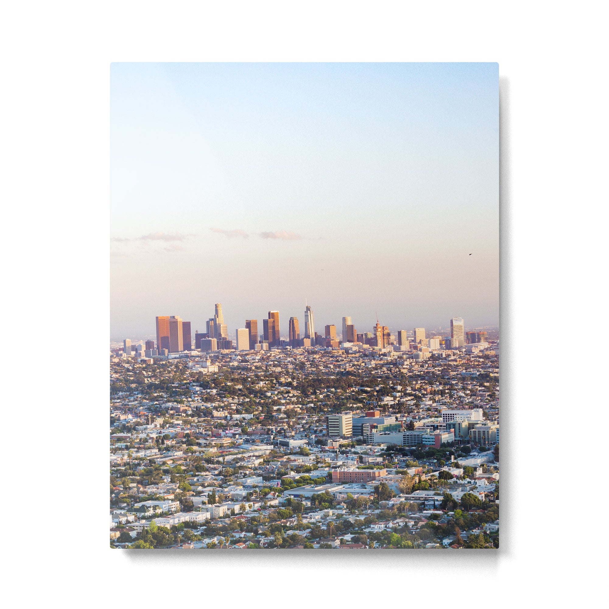 Los Angeles Skyline Metal Print Gallery Image 4