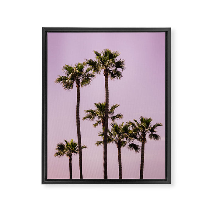 Los Angeles Sunset Framed Canvas Print Gallery Image 1