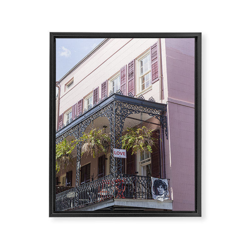 Love, New Orleans II x New Orleans French Quarter Photography Framed Canvas Print Gallery Image 6