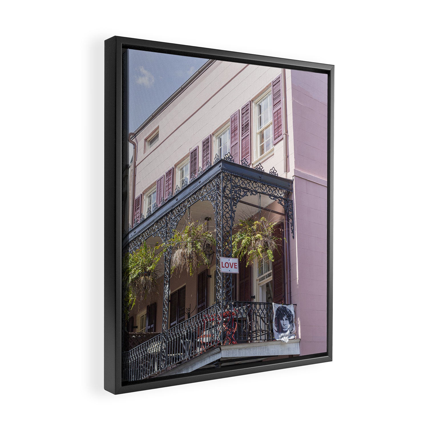 Love, New Orleans II x New Orleans French Quarter Photography Framed Canvas Print Gallery Image 2