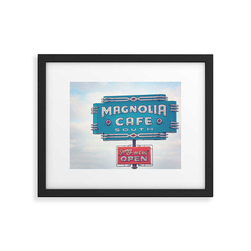Magnolia Cafe Austin Texas Framed Art Print Gallery Image 5