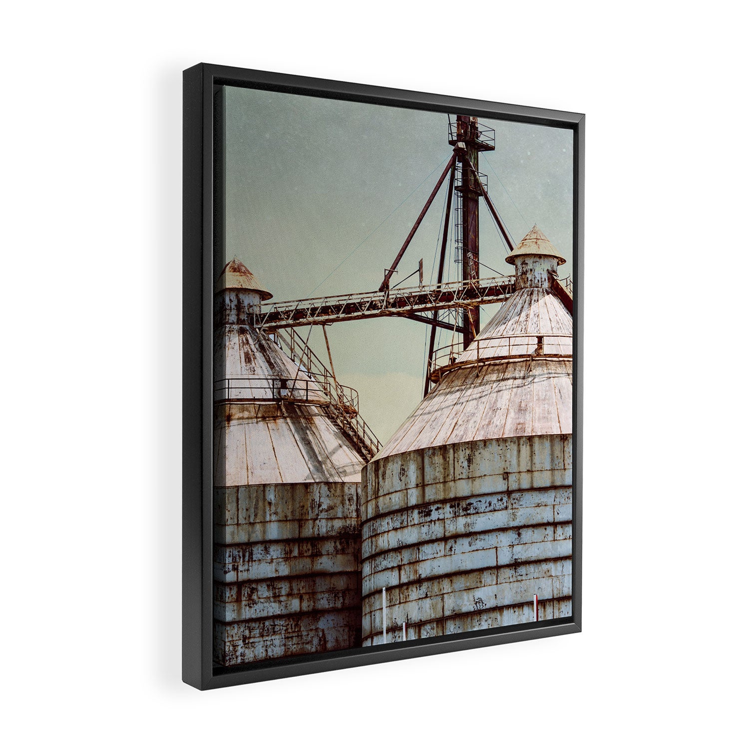 Magnolia Market Silos Waco Texas Framed Canvas Print Gallery Image 2