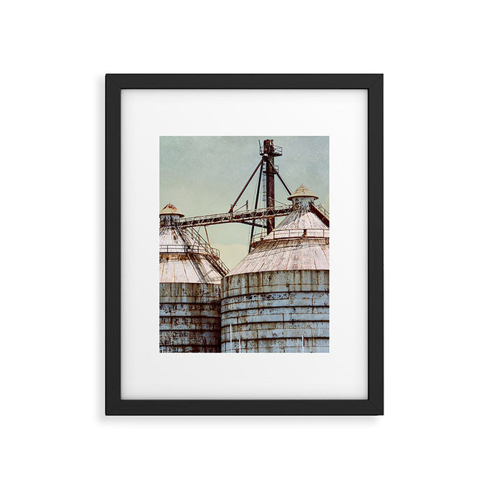Magnolia Market Silos Waco Texas Framed Art Print Gallery Image 1
