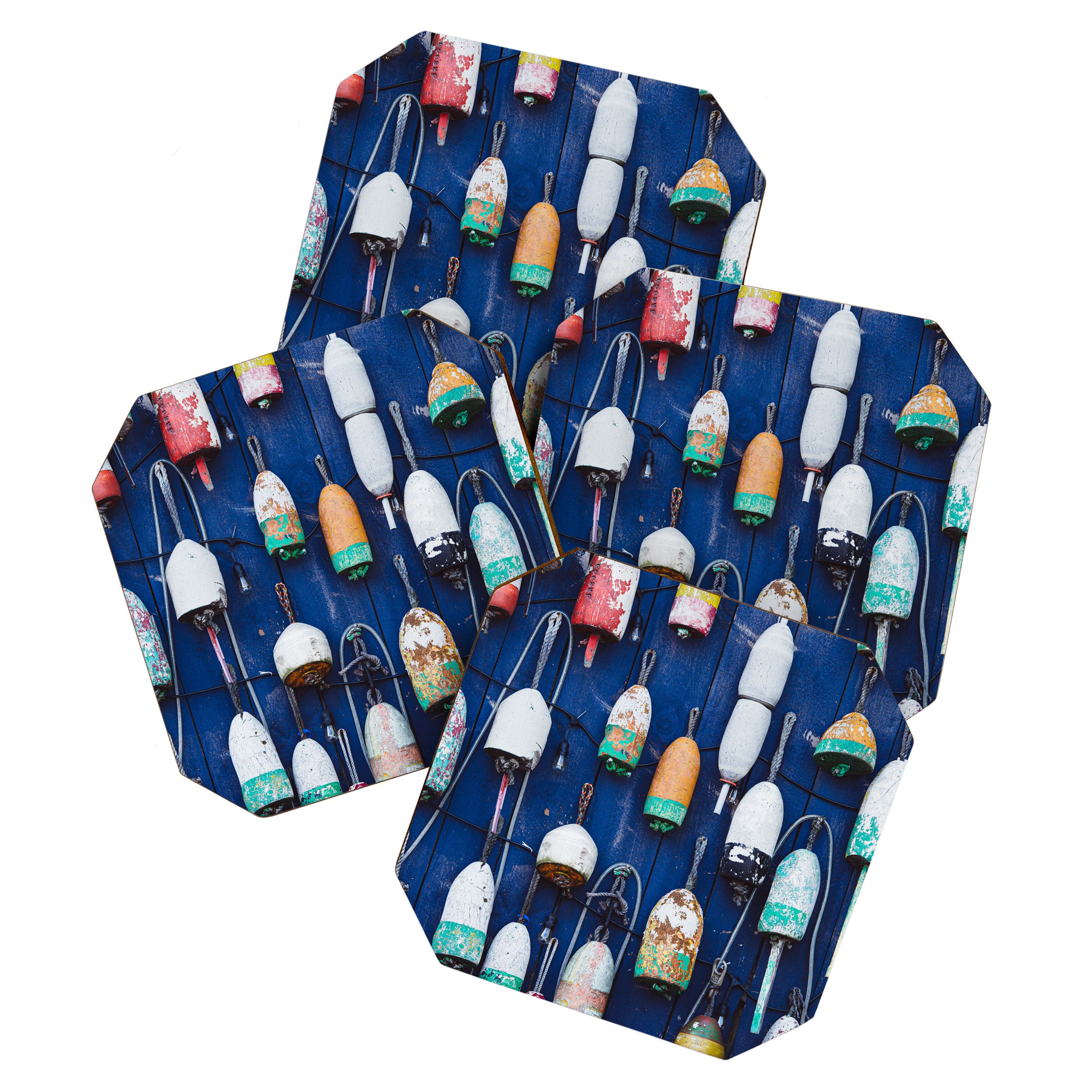 Maine Lobster Buoys Coaster Gallery Image 1