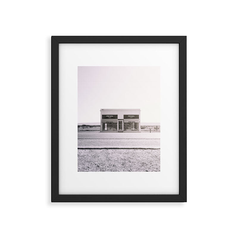 Marfa Icon - Black and White Version Framed Art Print Gallery Image 5