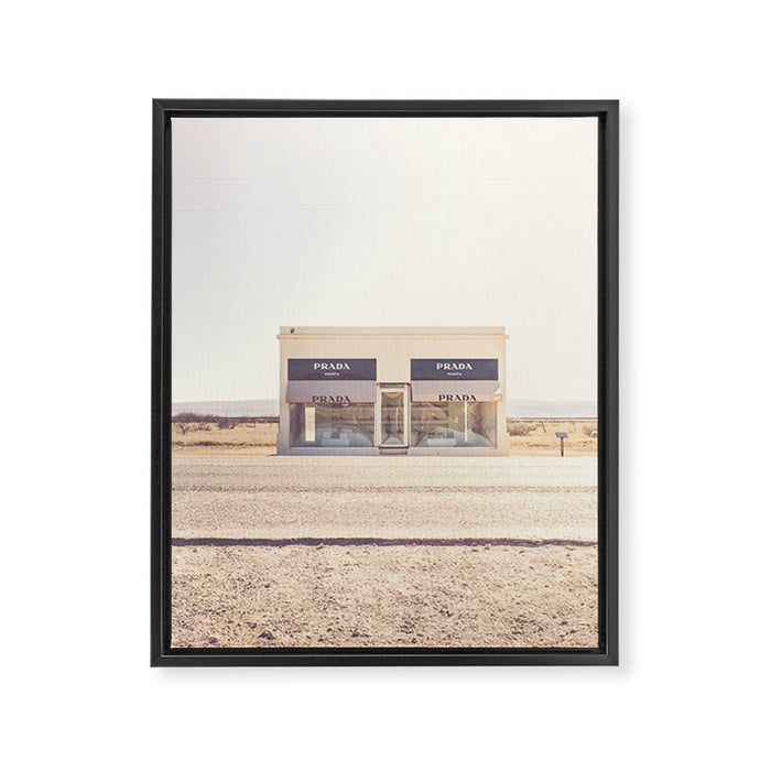 Marfa Texas Icon Framed Canvas Print Gallery Image 1