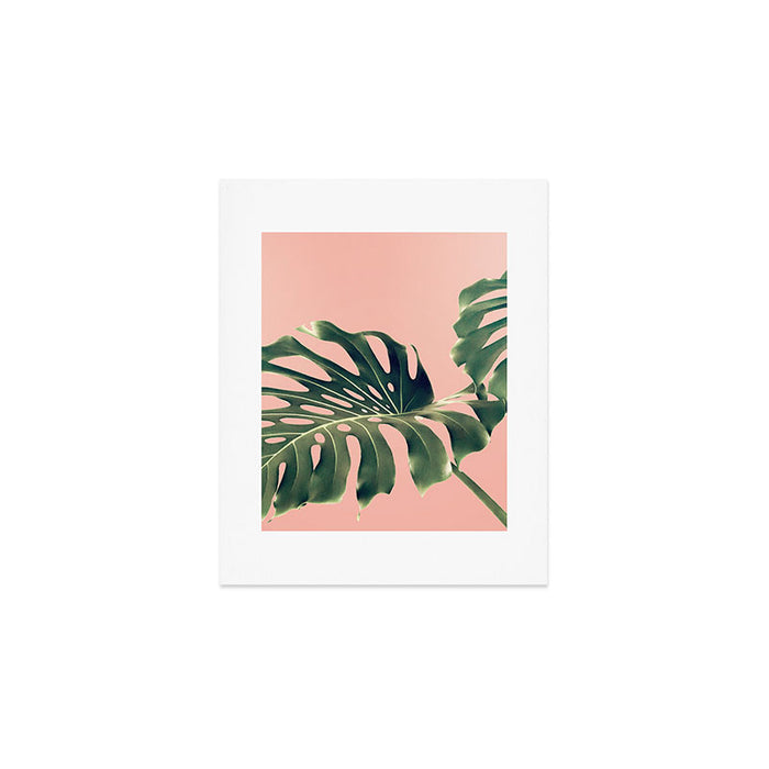 Monstera Blush Art Print Gallery Image 1