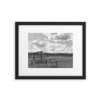 Montan Ranch Life x Black and White Montana Landscape Photography Framed Art Print Gallery Image 5