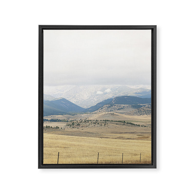 Montana Blues | Montana Landscape Photography | Western Landscape Framed Canvas Print Gallery Image 6