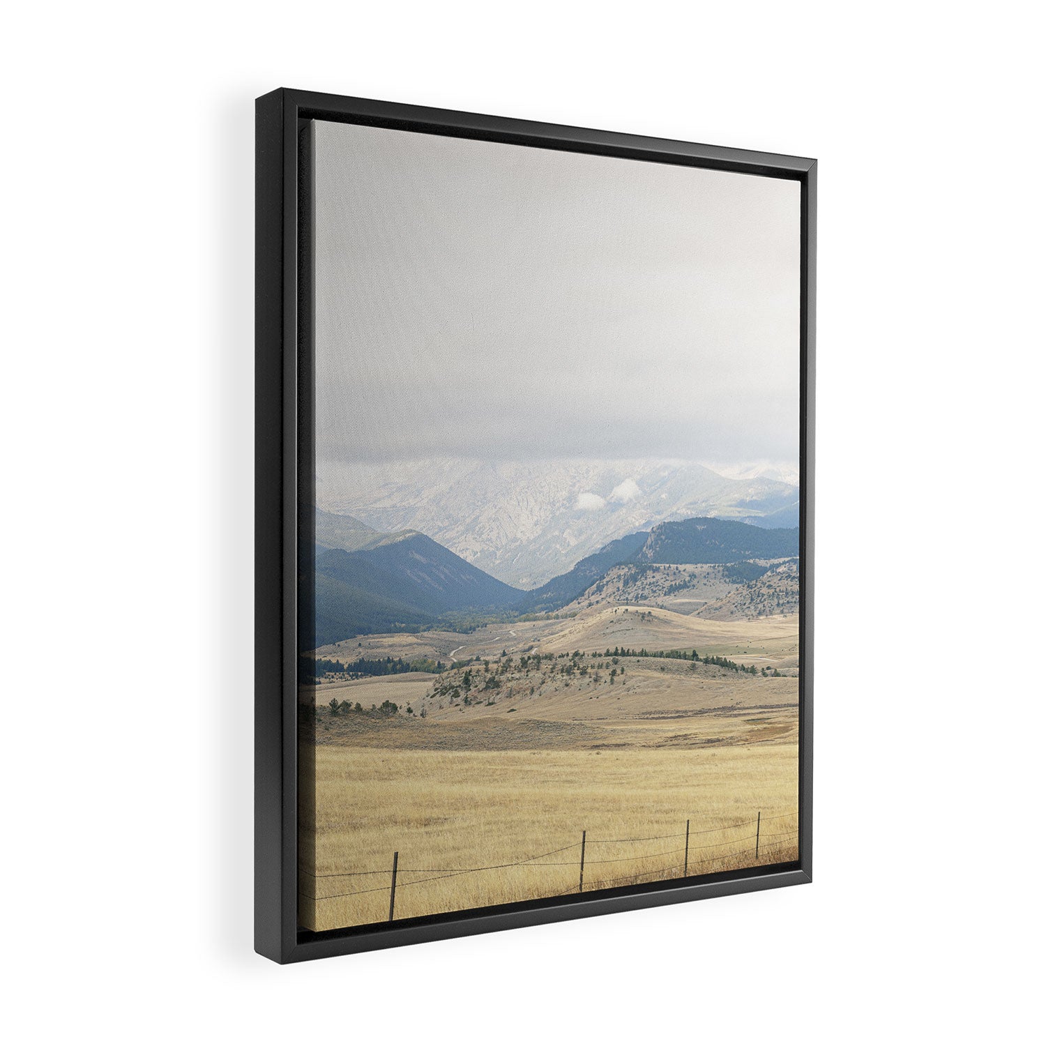 Montana Blues | Montana Landscape Photography | Western Landscape Framed Canvas Print Gallery Image 2