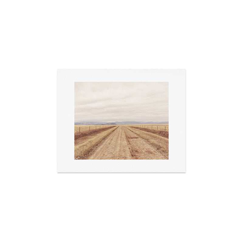 Montana Landscape Photography Print x Road to Two Dot Montana Art Print Gallery Image 1