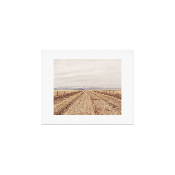 Montana Landscape Photography Print x Road to Two Dot Montana Art Print Gallery Image 1