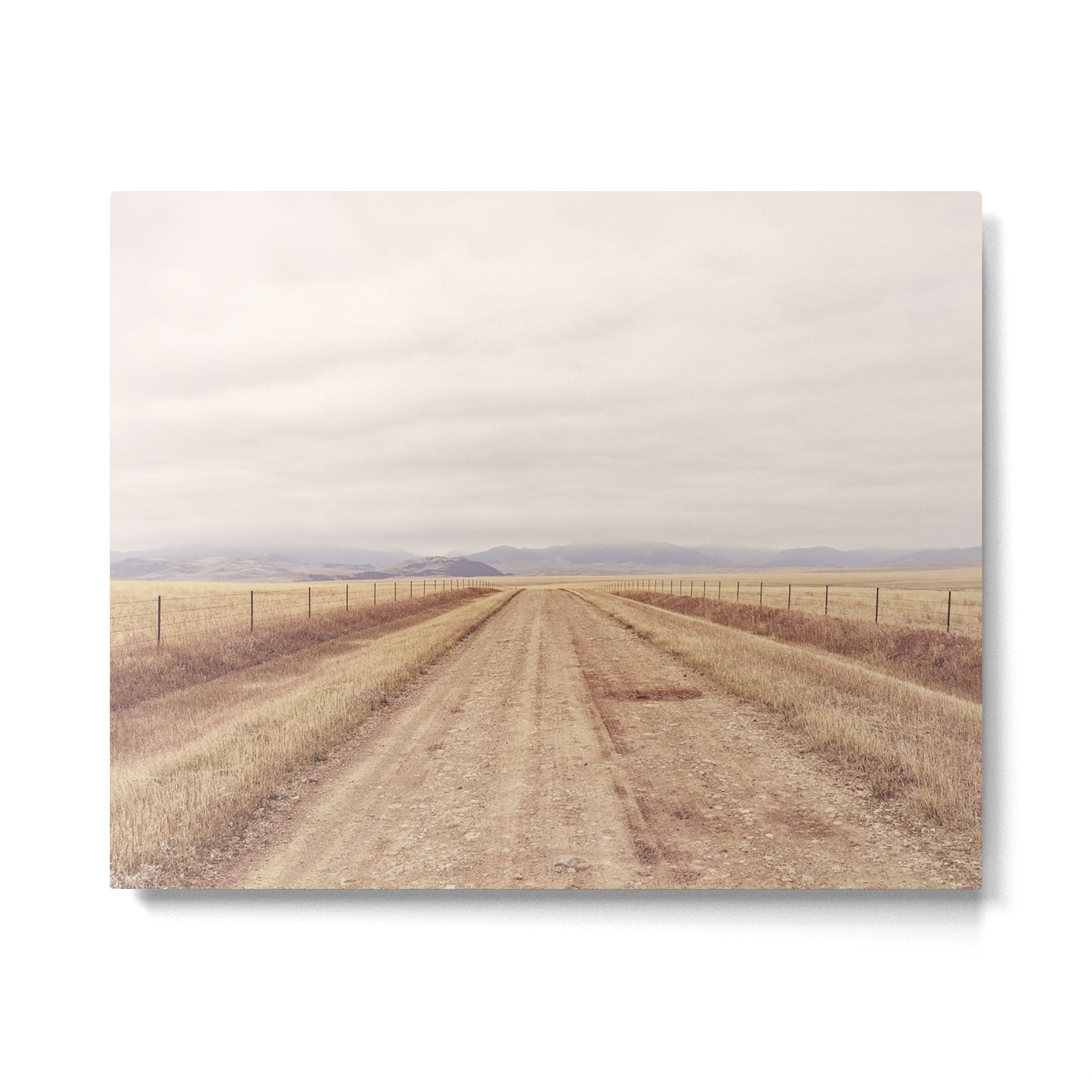 Montana Landscape Photography Print x Road to Two Dot Montana Metal Print Gallery Image 4