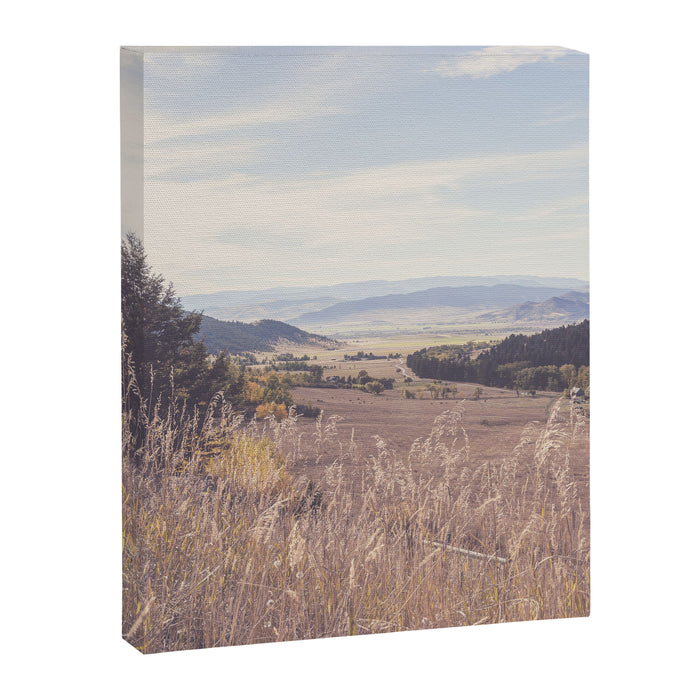 Montana Landscape Photography x Autumn in Paradise Valley Canvas Print Gallery Image 1