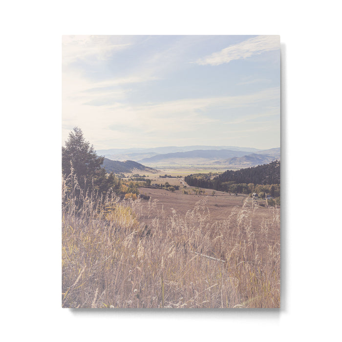 Montana Landscape Photography x Autumn in Paradise Valley Metal Print Gallery Image 1