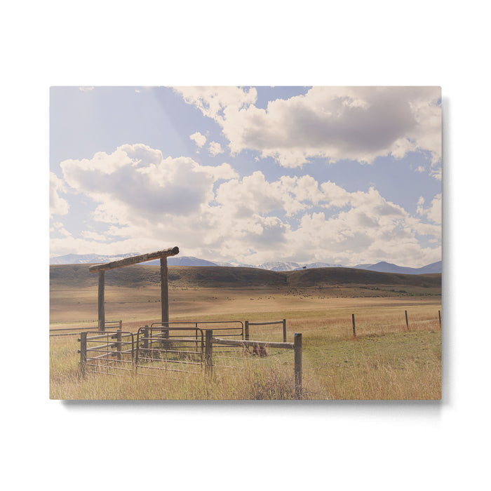 Montana Ranch x Western Landscape Photography Metal Print Gallery Image 1