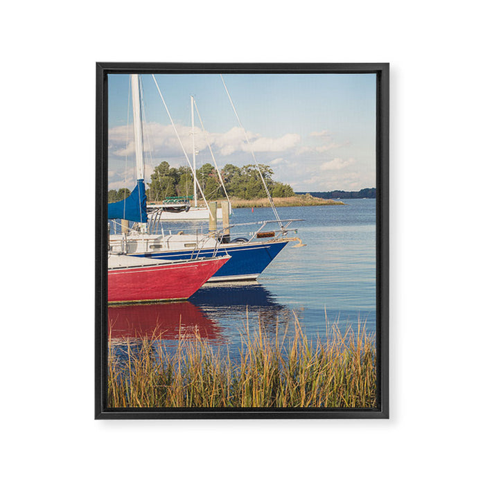 Morning on Chesapeake Bay, No. 2 Framed Canvas Print Gallery Image 1