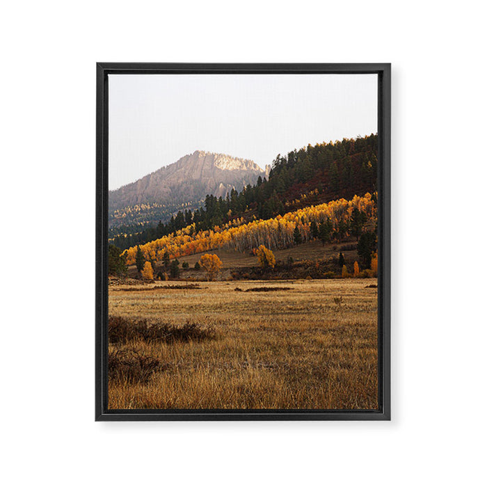 Mountain Valley Morning Light Framed Canvas Print Gallery Image 1
