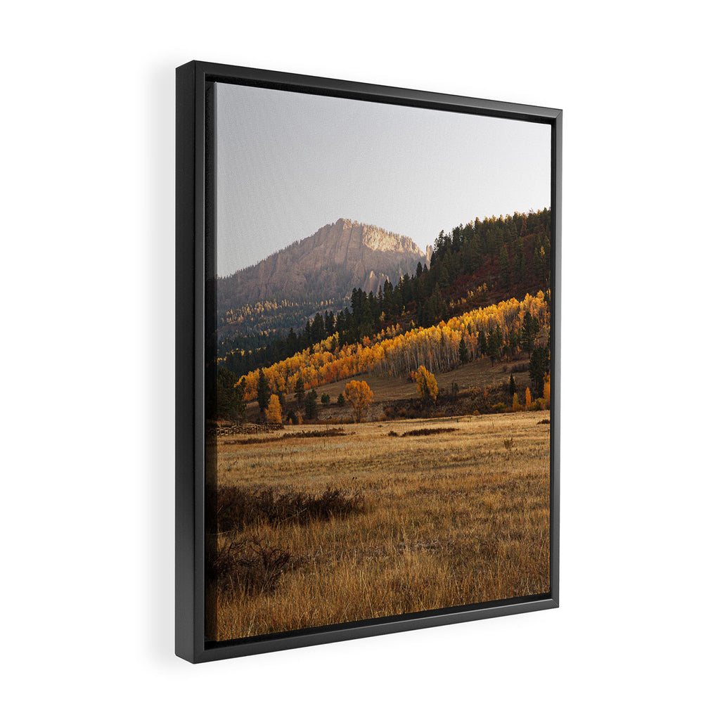 Mountain Valley Morning Light Framed Canvas Print Gallery Image 2