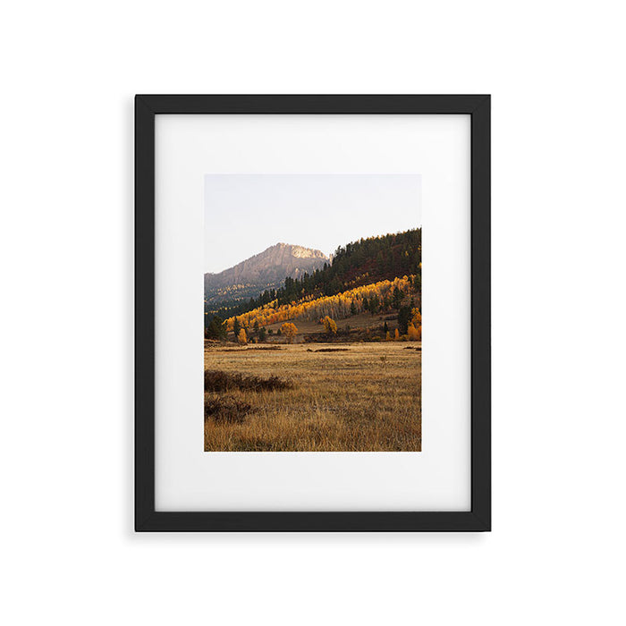 Mountain Valley Morning Light Framed Art Print Gallery Image 1