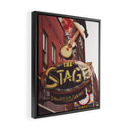Nashville Broadway Neon Sign Photography Framed Canvas Print Gallery Image 2