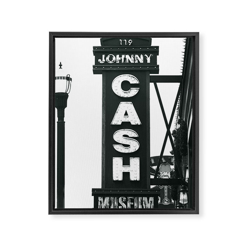 Nashville Cash x Nashville Tennessee Country Music Photography Framed Canvas Print Gallery Image 6