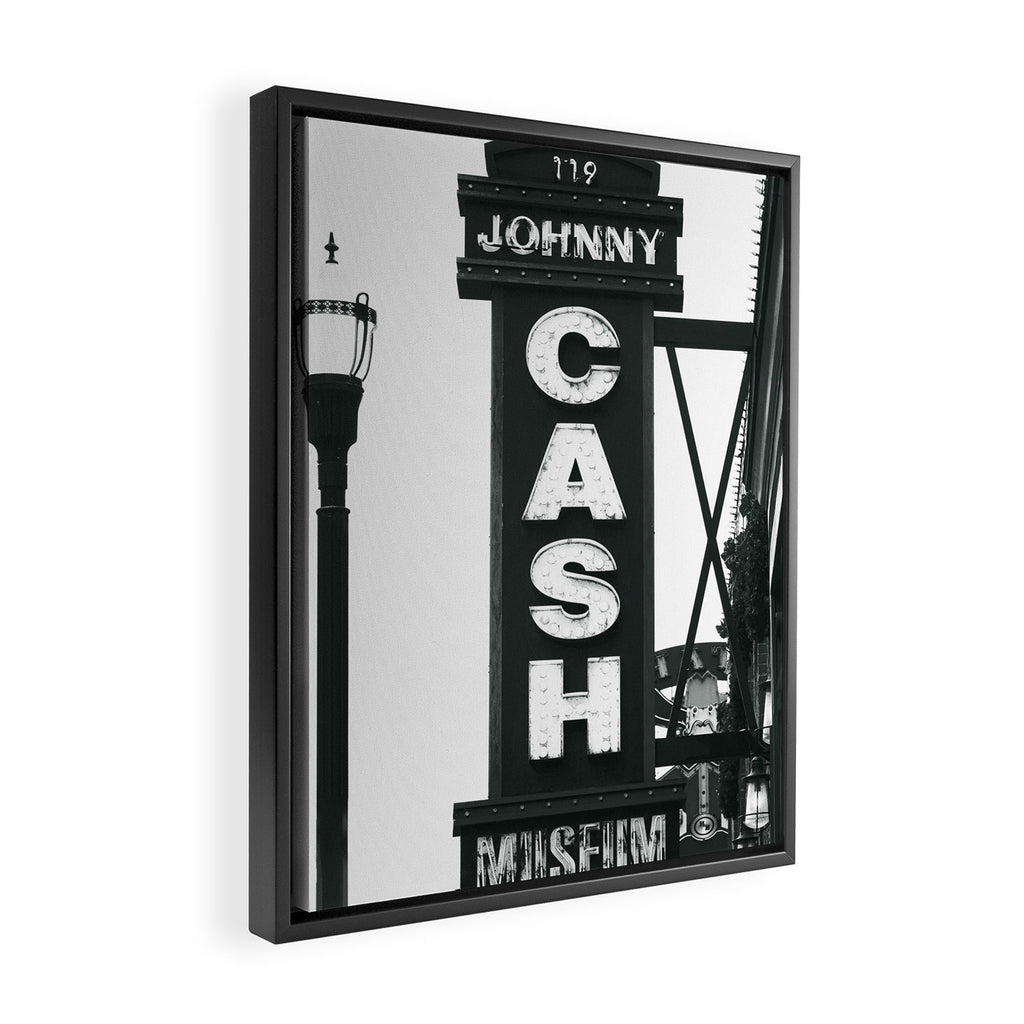 Nashville Cash x Nashville Tennessee Country Music Photography Framed Canvas Print Gallery Image 2